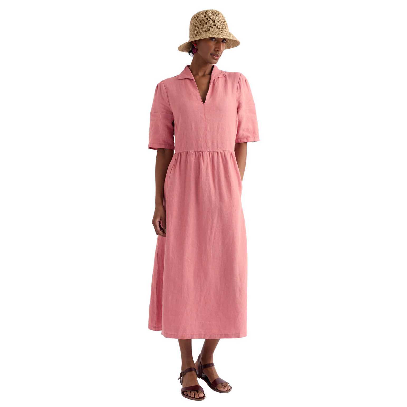 Seasalt Cornwall Fen Violet Dress - Wild Rose